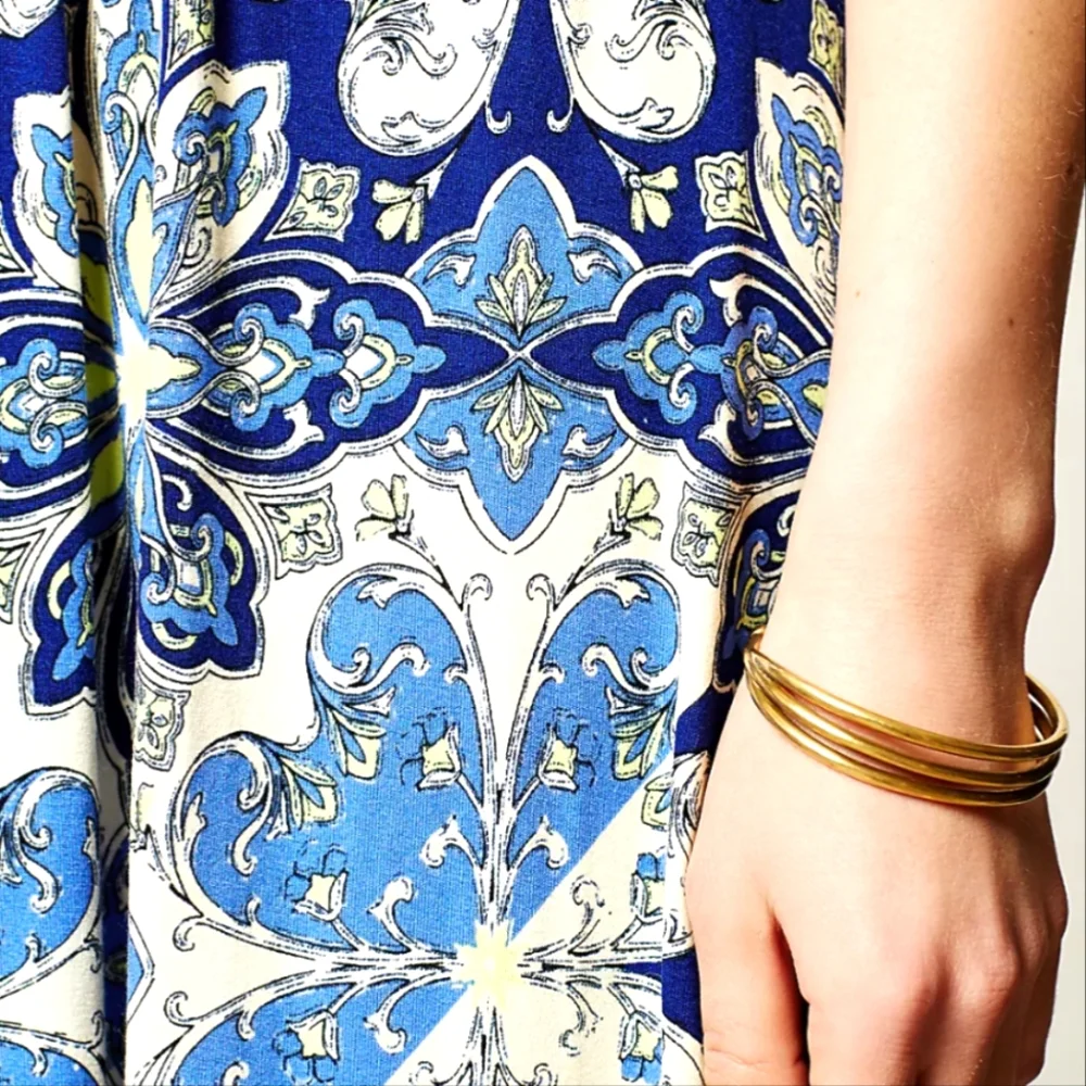 Anthropologie | Vanessa Virginia | Capuchina Maxi Dress | Medallion Paisley | - Picture 4 of 9